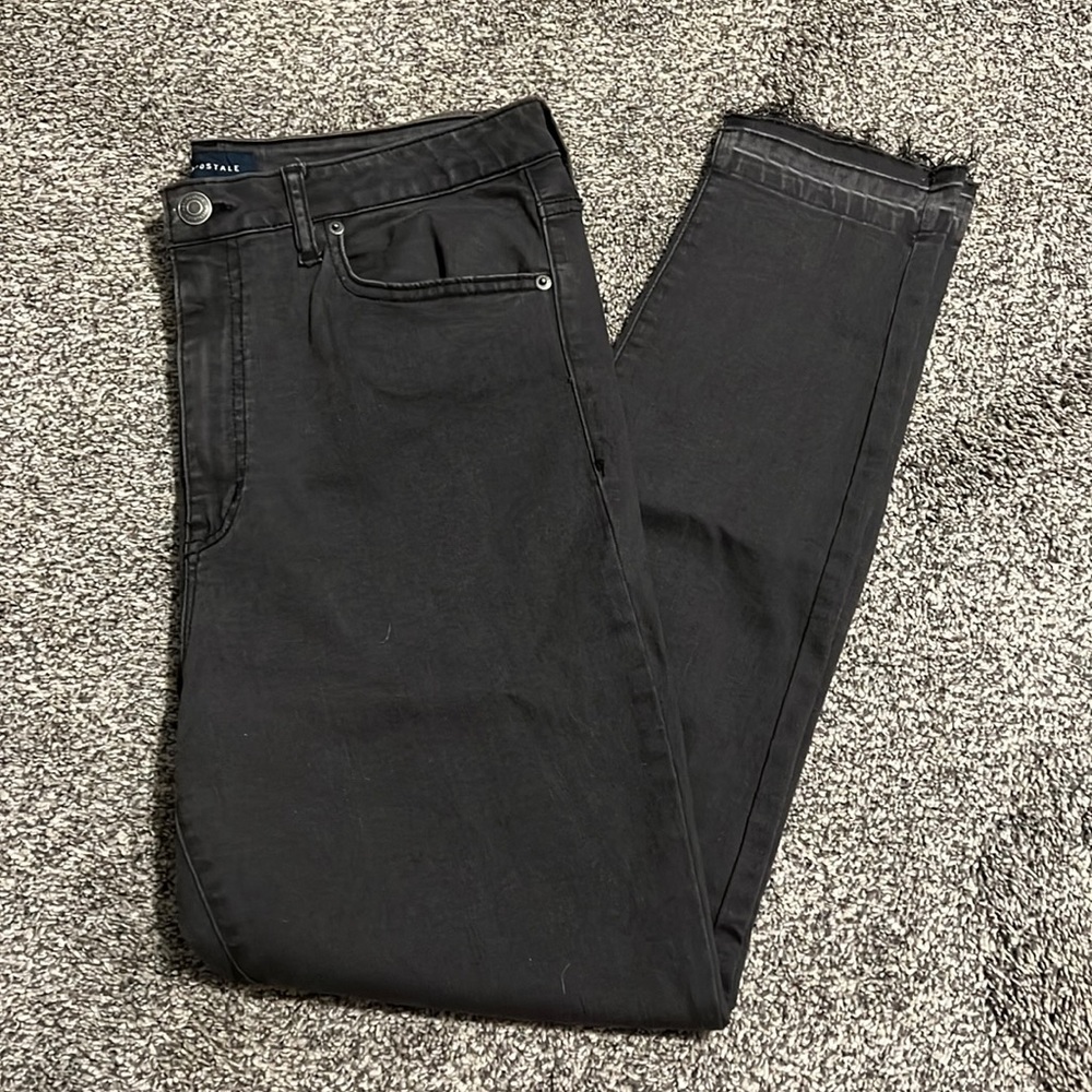 New with out tags high waisted black skinny jeans